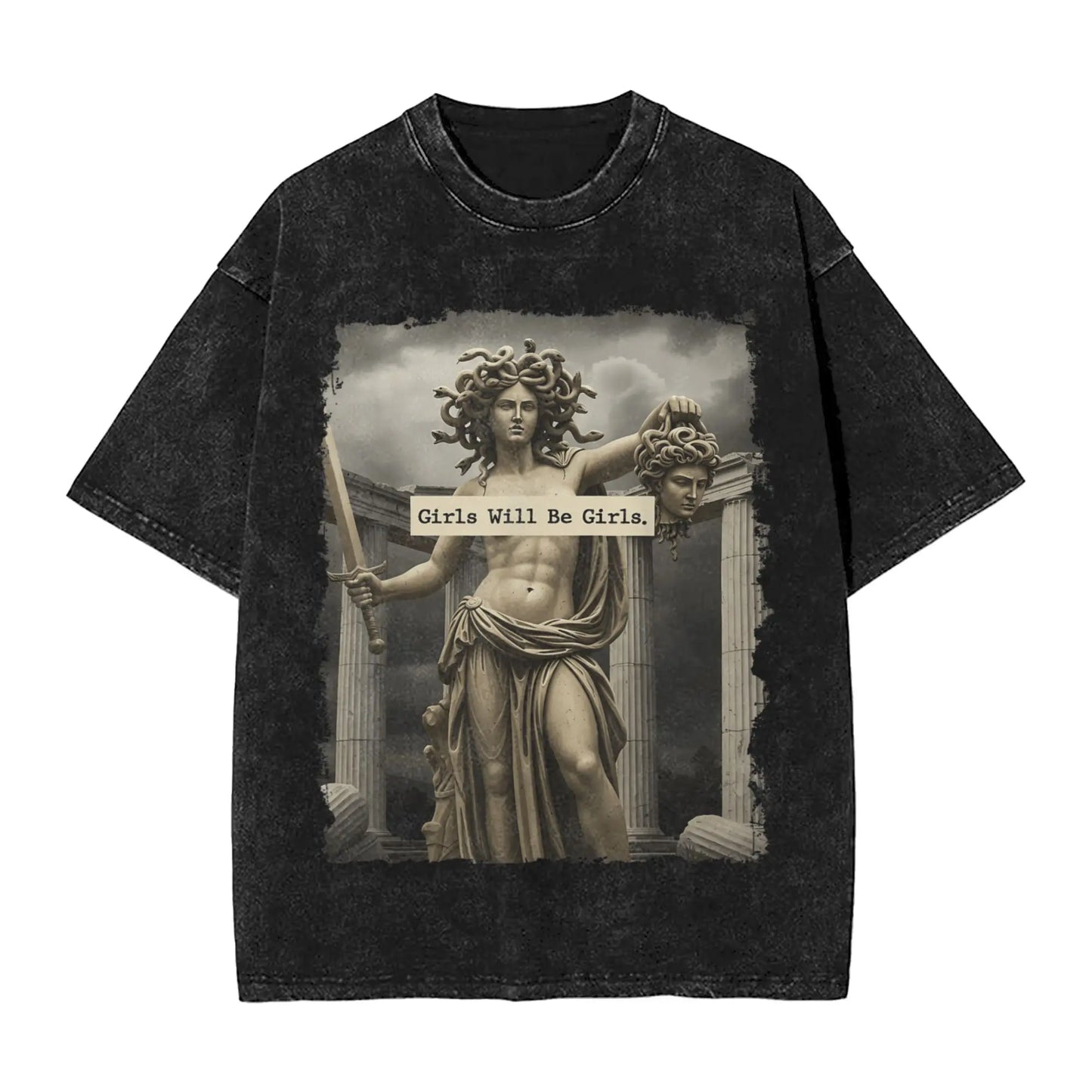 Streetwear Washed T Shirt
