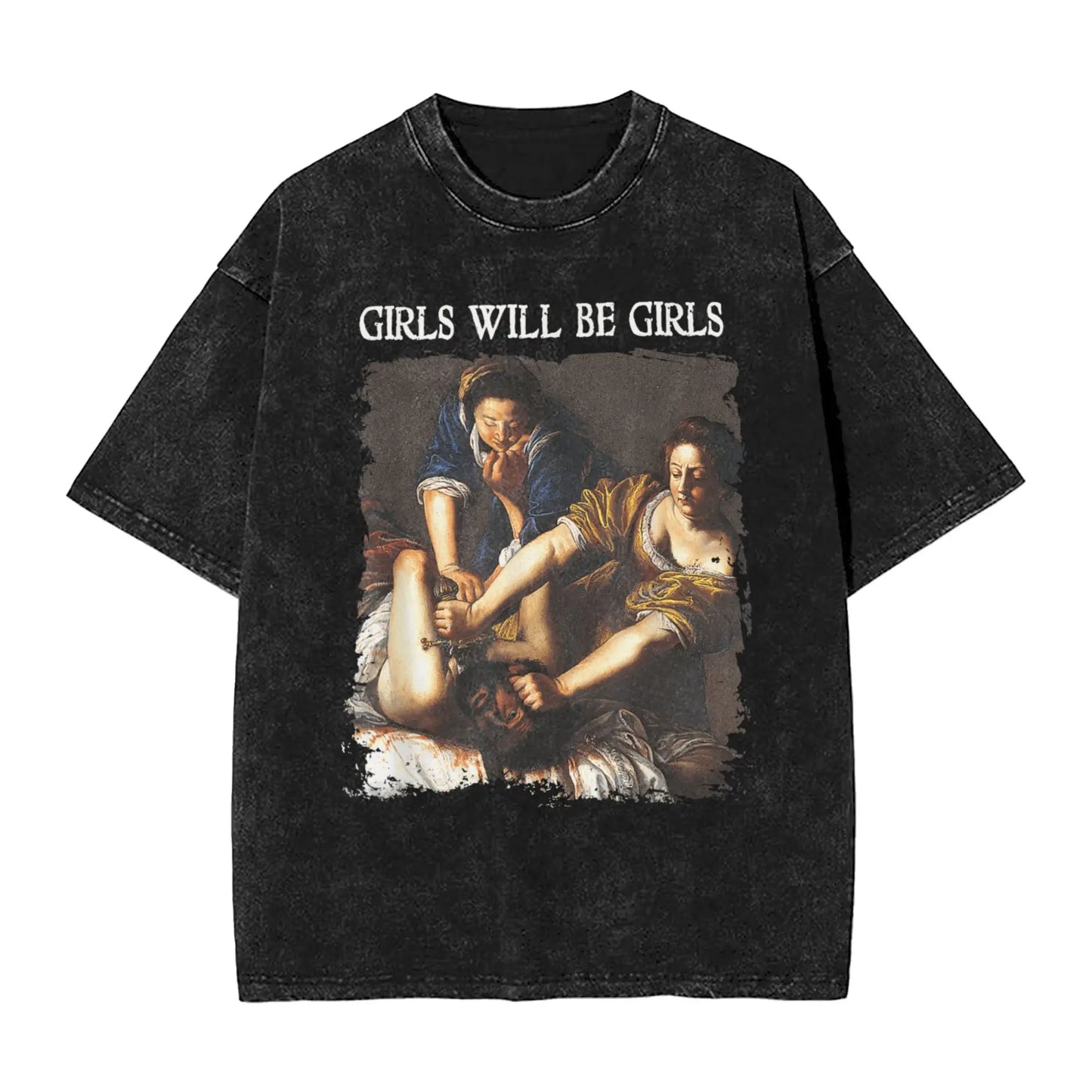 Streetwear Washed T Shirt