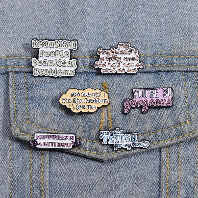 Money Power Glory Enamel Pins