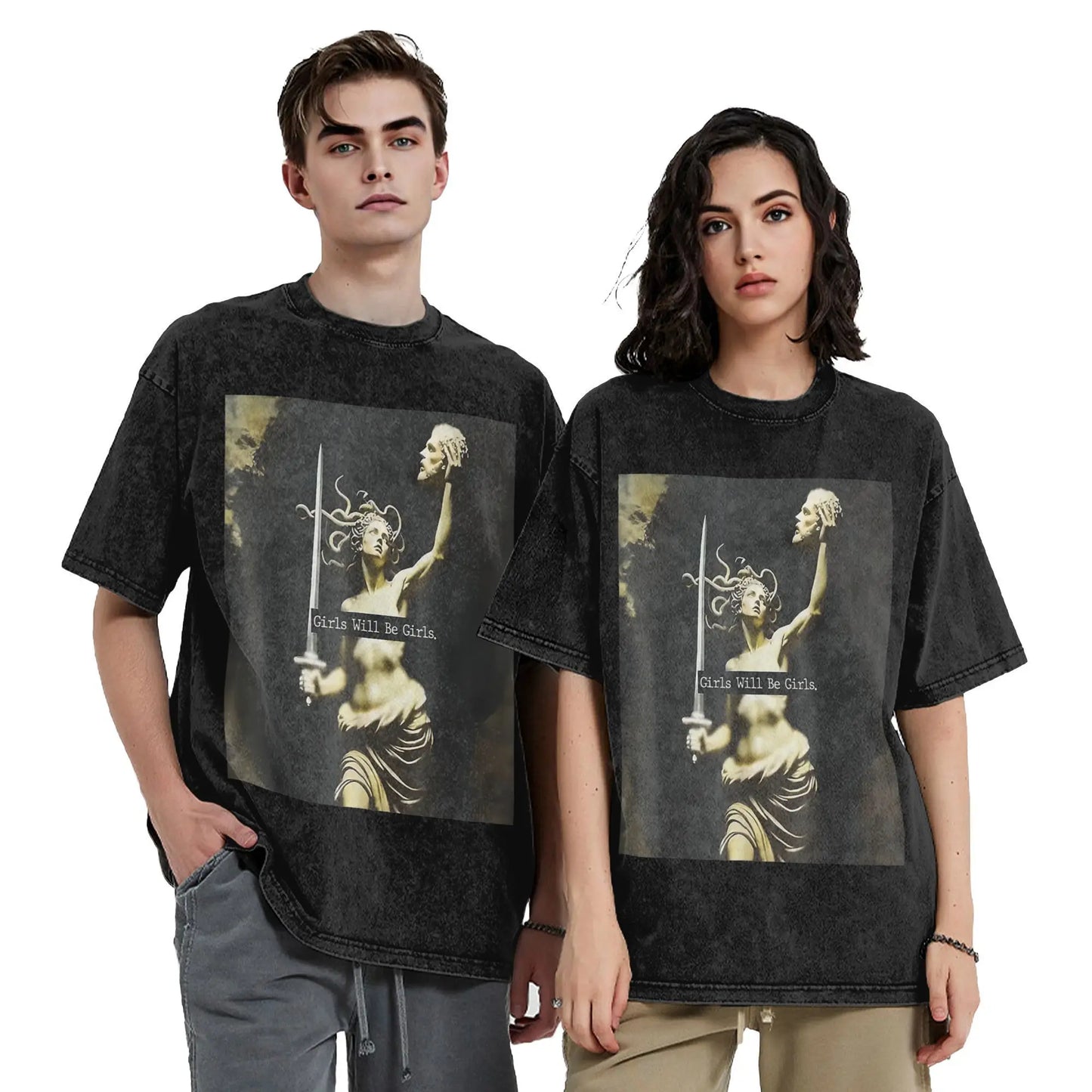 Streetwear Washed T Shirt