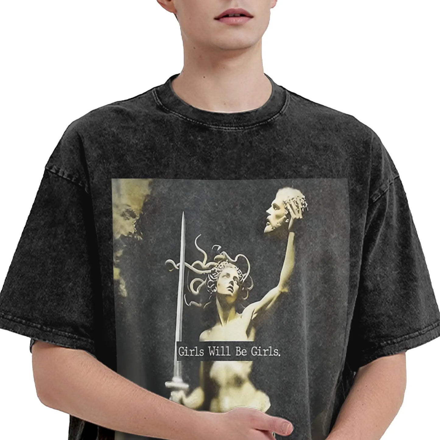 Streetwear Washed T Shirt