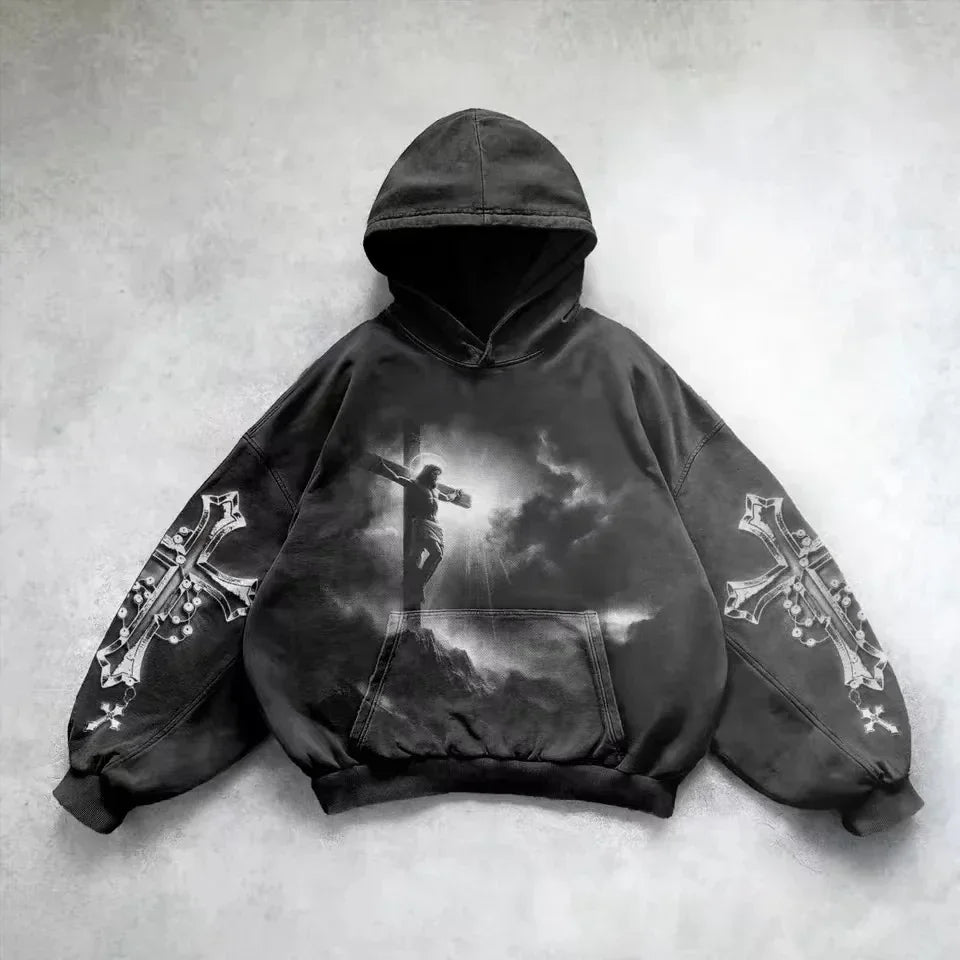 Heavy Washed Man Hoodie