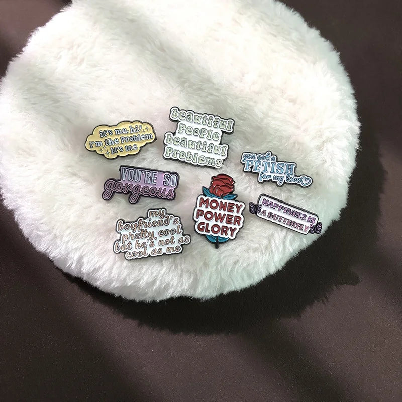 Money Power Glory Enamel Pins