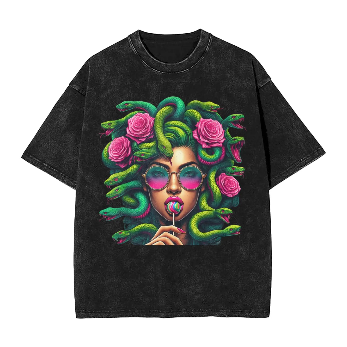 Streetwear Washed T Shirt