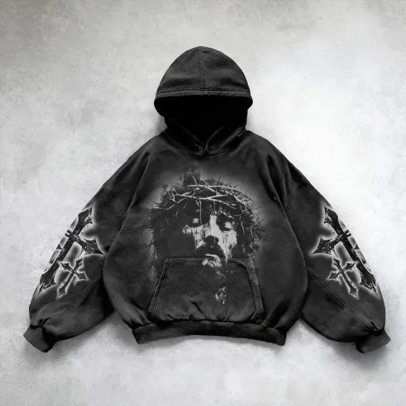 Heavy Washed Man Hoodie