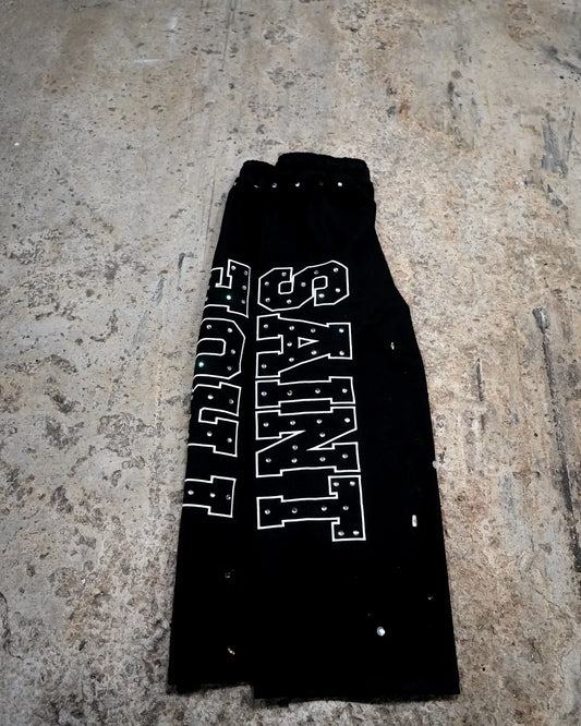 Y2k Gothic Onyx Seoned Pants Men Women