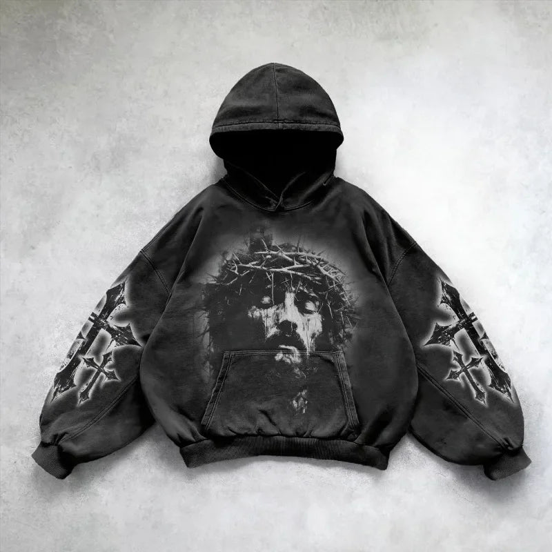 Heavy Washed Man Hoodie