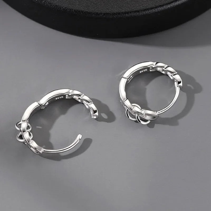 Punk Style Small Hoop Earrings For Men and Women