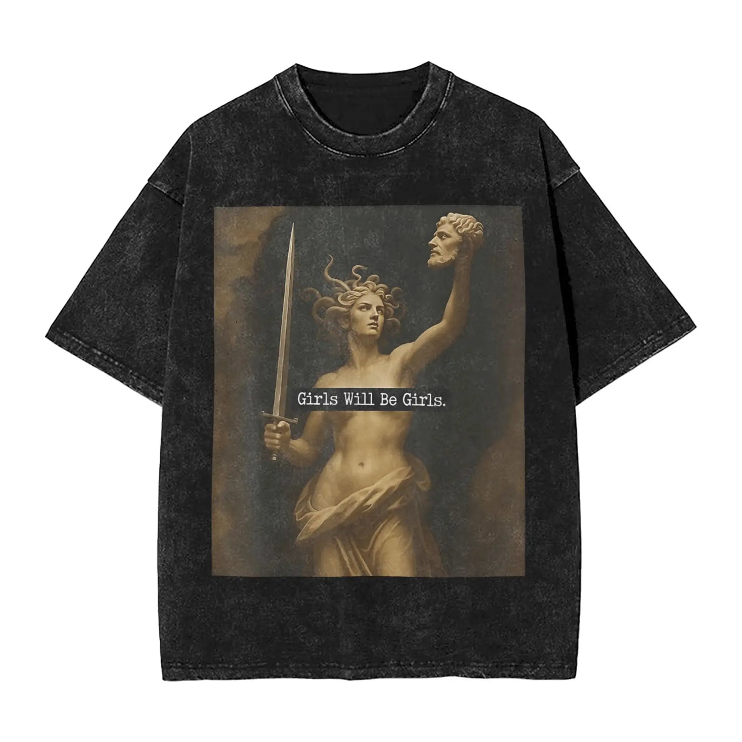 Streetwear Washed T Shirt