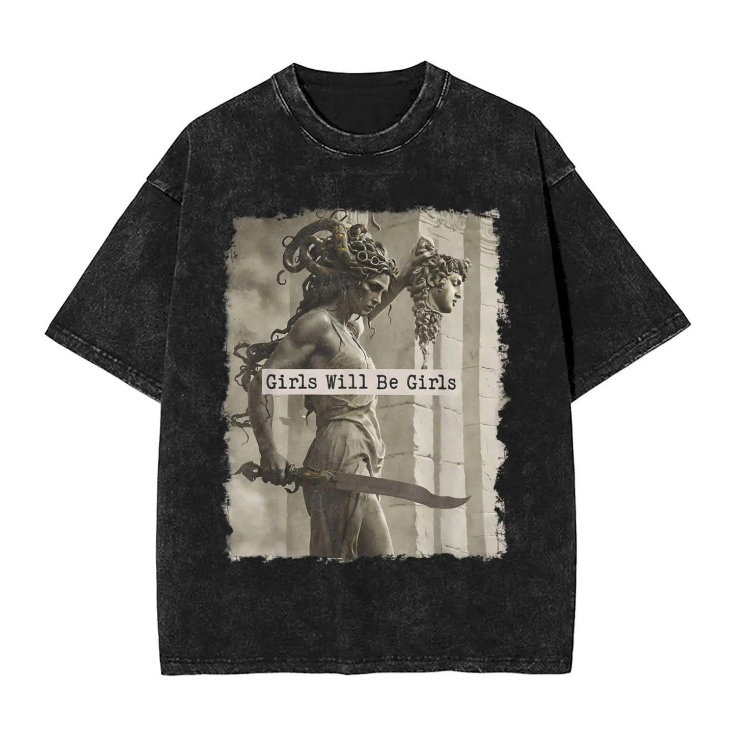 Streetwear Washed T Shirt