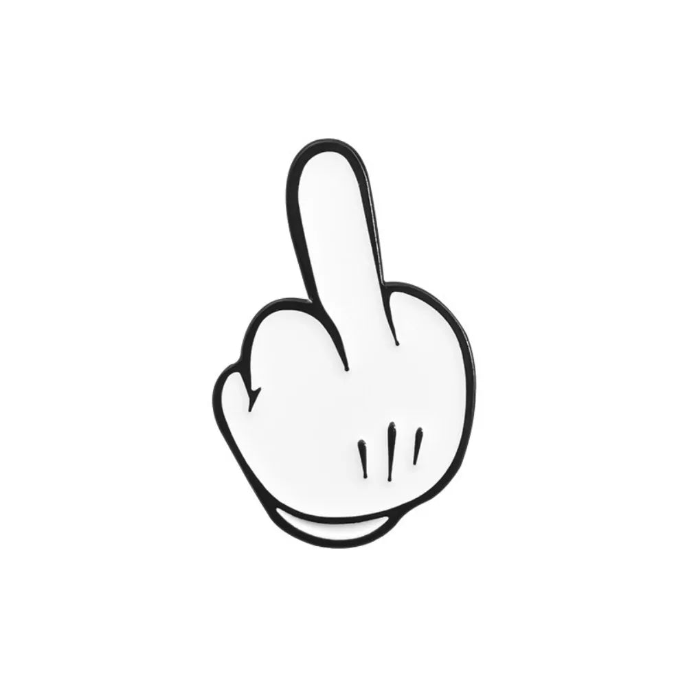 Cartoon Finger Gesture Love You Enamel Pins