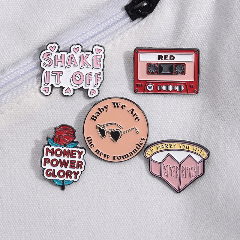 Money Power Glory Enamel Pins